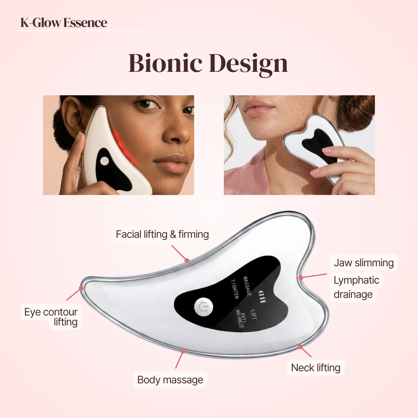 Theralux Electric Heated Gua Sha: Sculpt, Lift & Drain